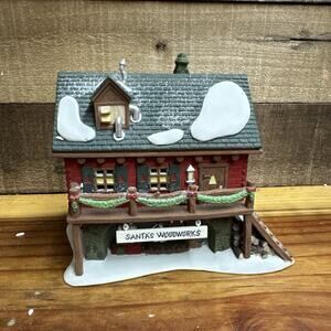 Santa's Woodworks Dept. 56 Heritage Village North Pole Series In Box